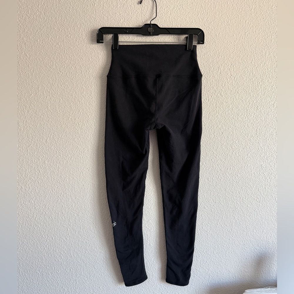 Alo Black Airbrush 7/8  Leggings Size XXS
